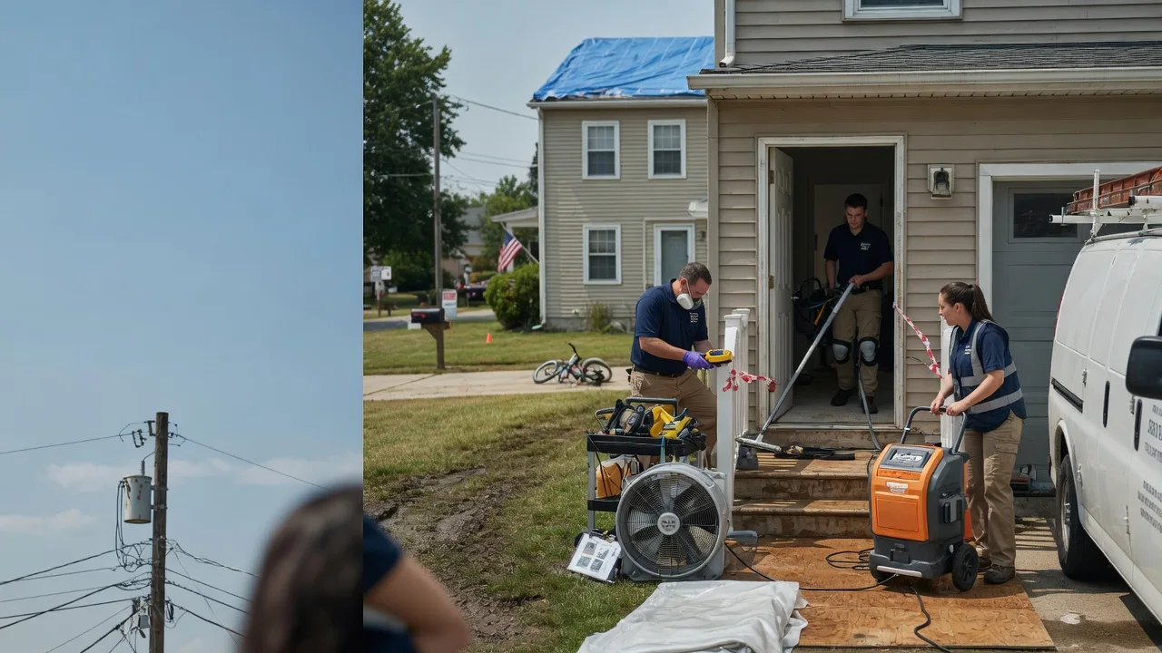 Water Damage Repair in Hustler, WI near me